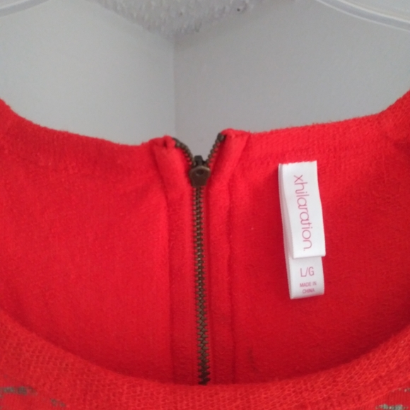 XHILARATION zippered sweatie - Picture 3 of 3